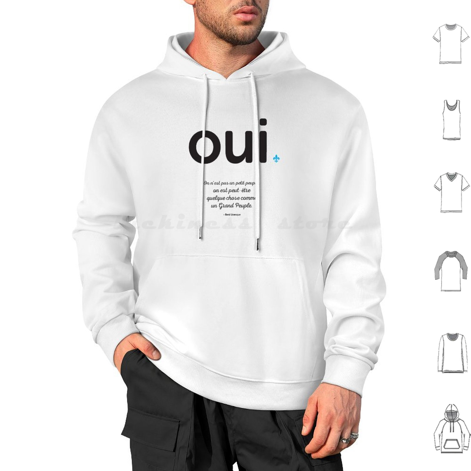 Printing Qc - Kwébec René Lévesque Cytat Wielki Lud