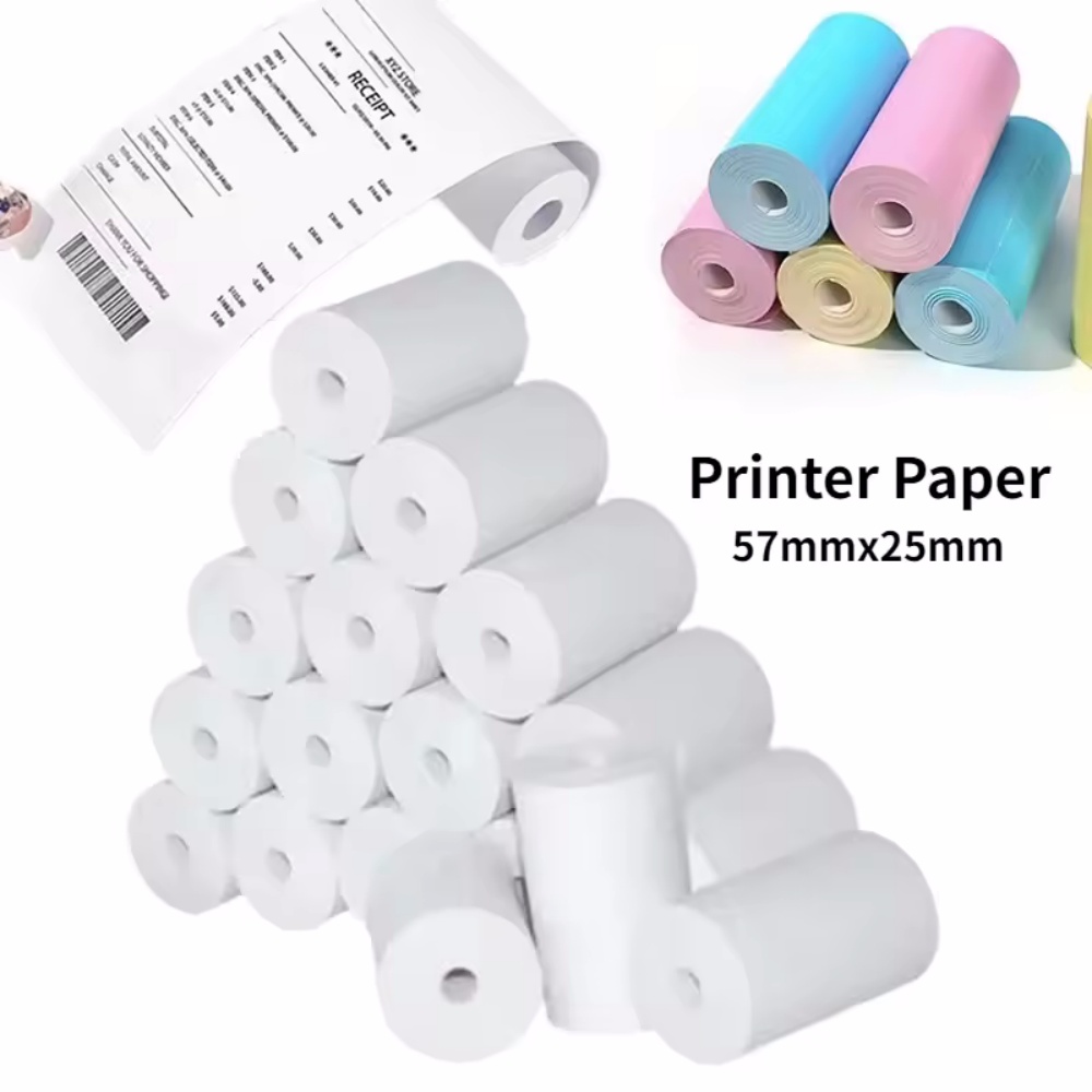 Heat Transfer Vinyl Roll - Papier Termiczny MINI Samoprzylepne Etykiety do