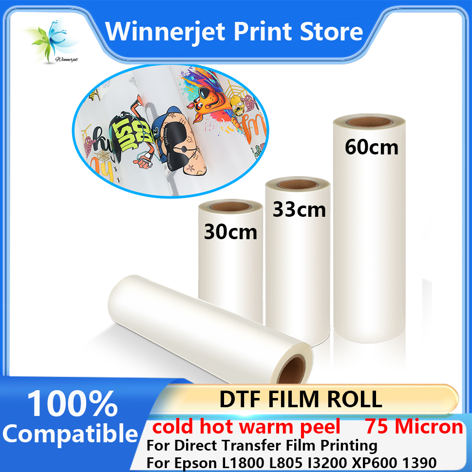Dtf Hot Peel Film - Rolka folii PET DTF 30cm 33cm