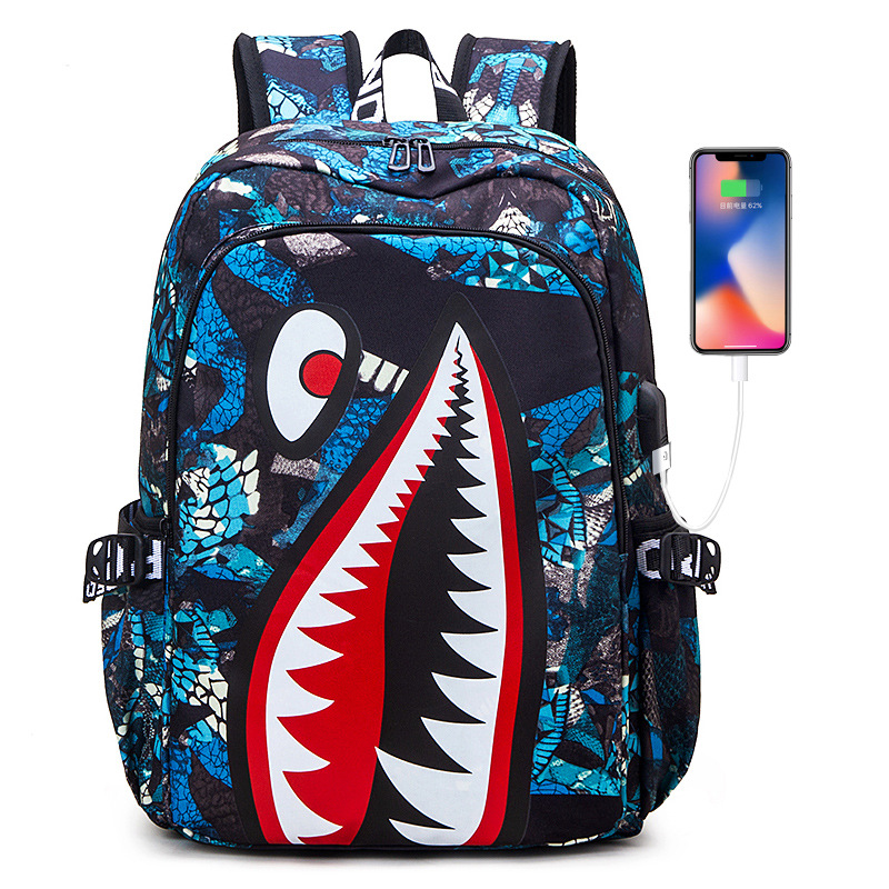 Printing Qc - Plecak Podstawowy Bookbag Plecak podróżny Cartoon