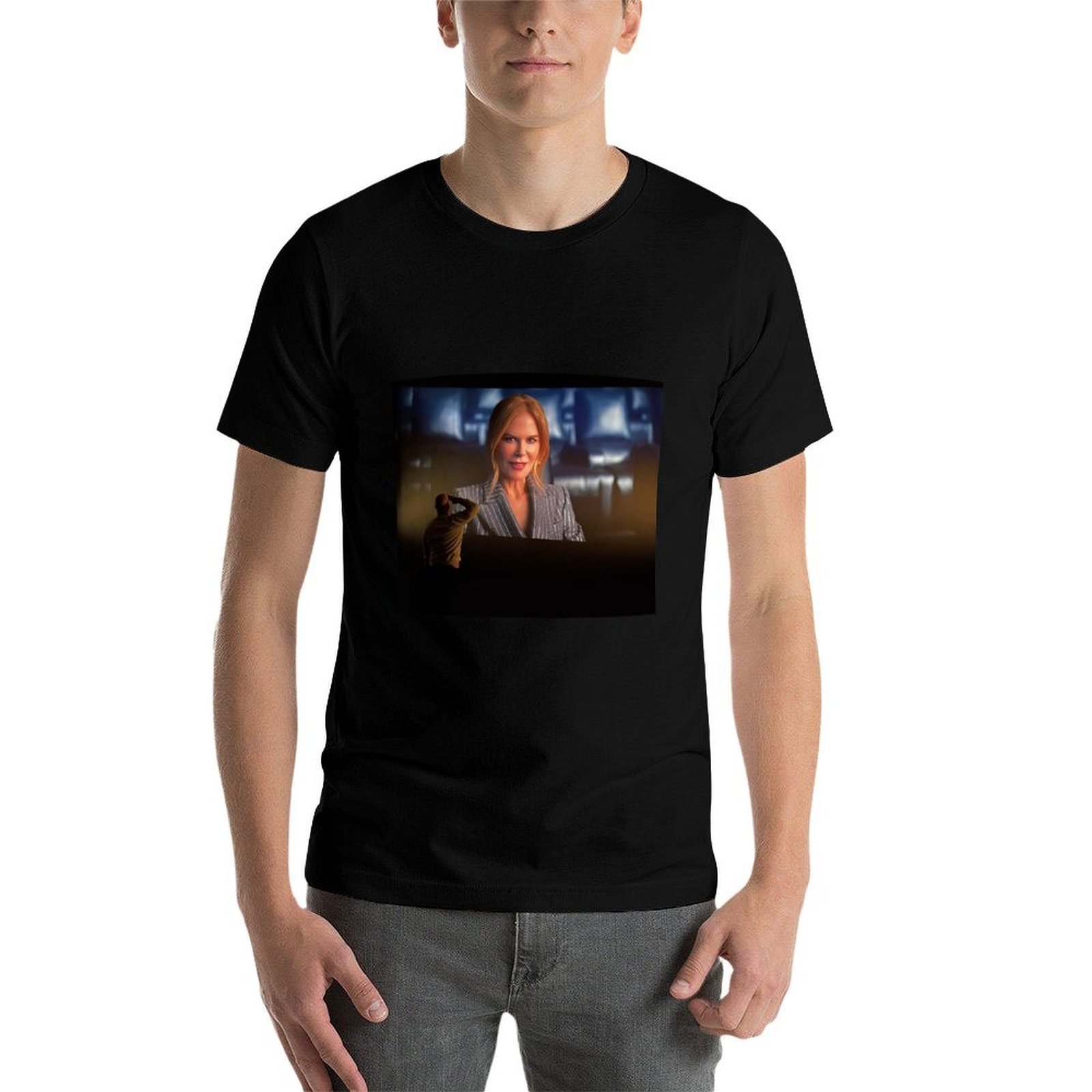 Facet salutujący Nicole Kidman – Commercial Shirt Printing recenzja i cena