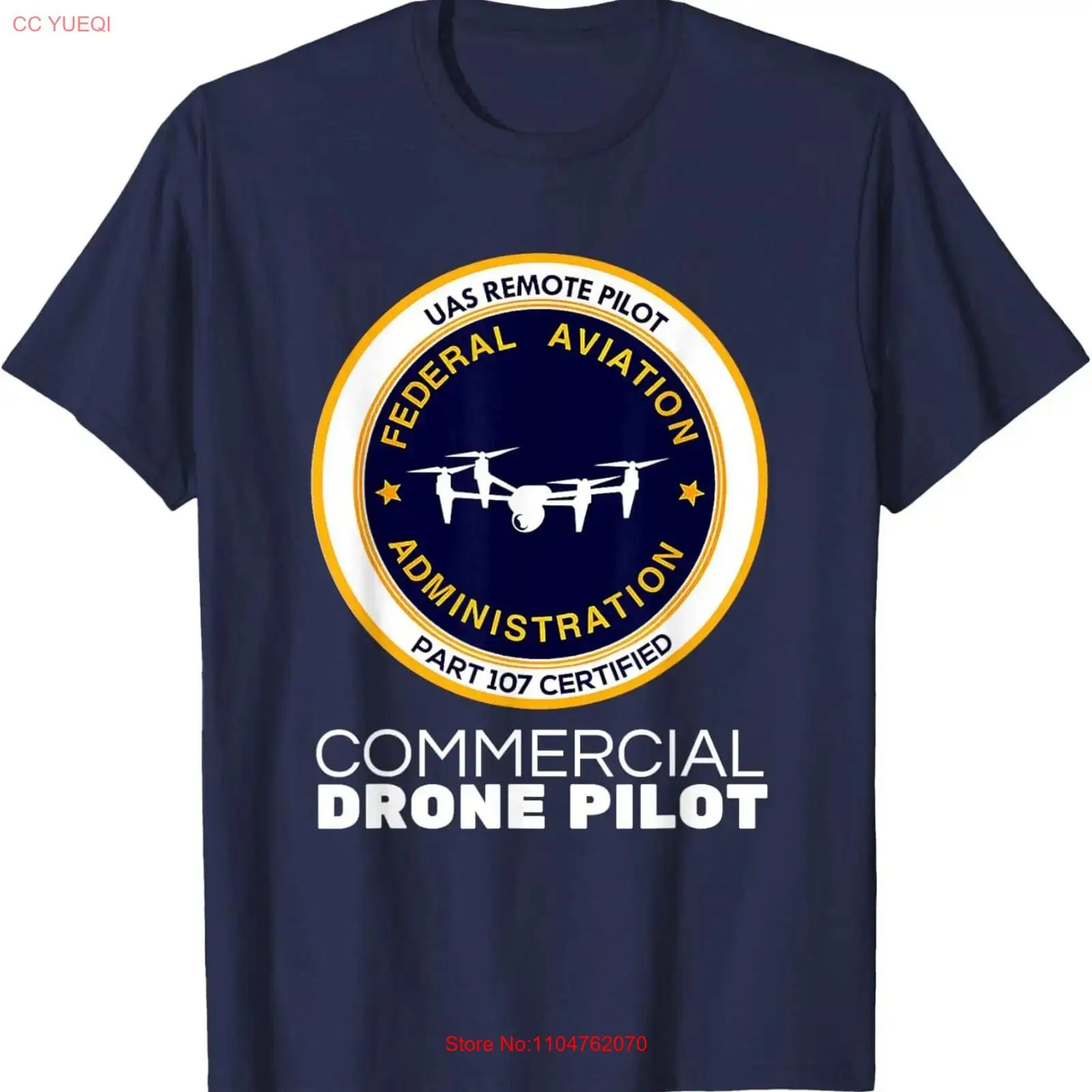 Koszulka FAA dla pilota drona  – Commercial Printing Usa recenzja i cena