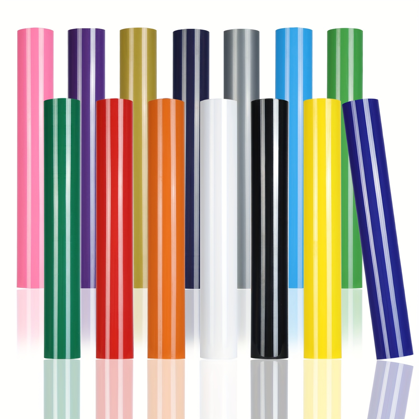 4 kolory, 8 rolek HTV z serii  – Heat Transfer Vinyl Roll recenzja i cena