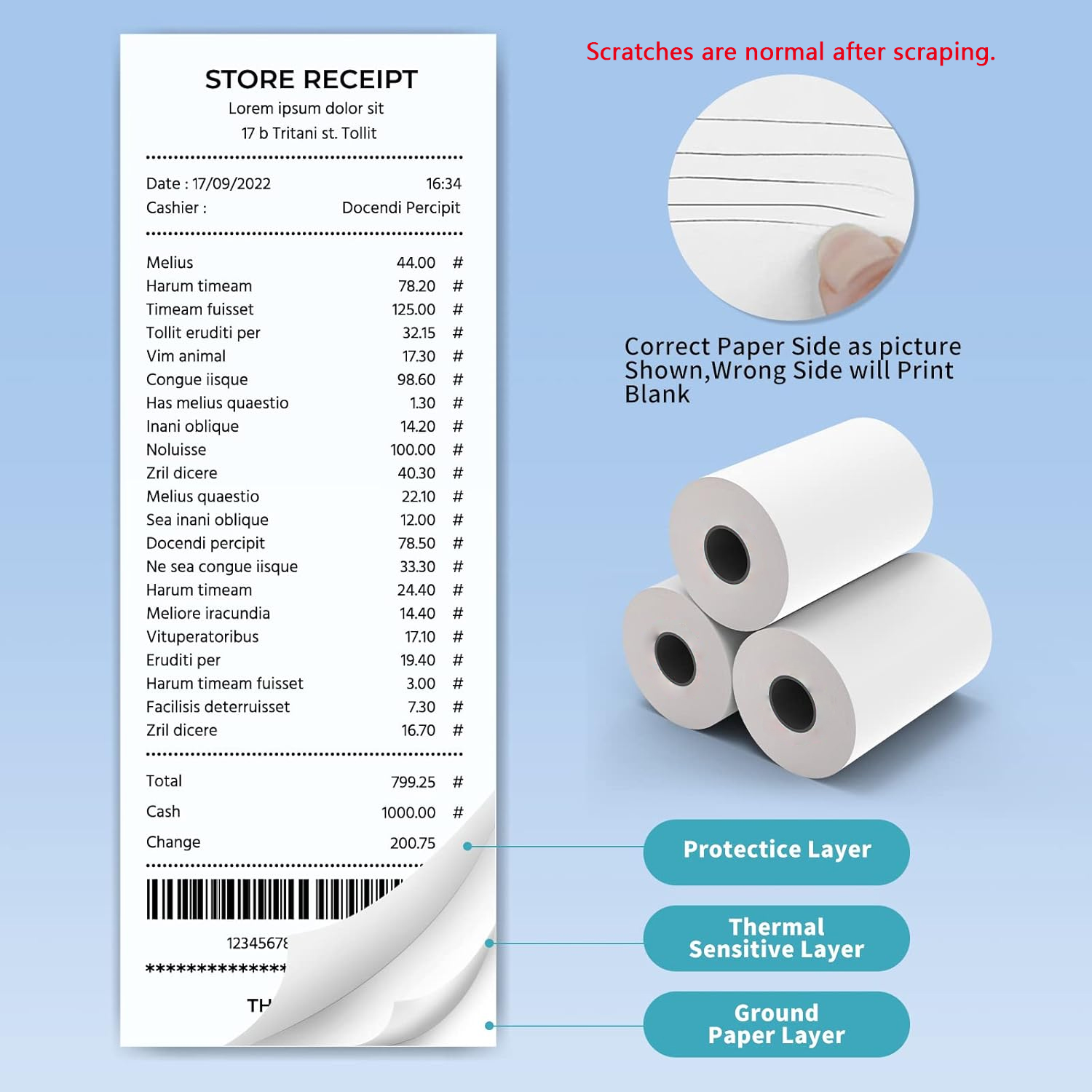 Papier termiczny do paragonów  – Commercial Printer recenzja i cena
