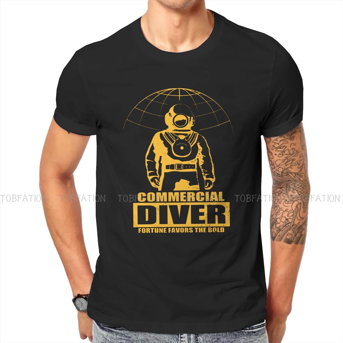 Komercyjny Diver żółta koszulk – Commercial Shirt Printing recenzja i cena