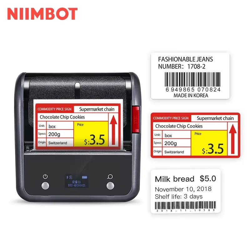 Niimbot B3S Biurowa, komercyjn – Commercial Printer recenzja i cena