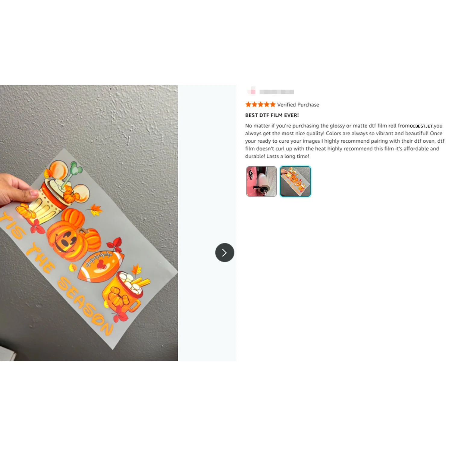 Folia DTF w rolce 30cm 100m, f – Dtf Hot Peel Film recenzja i cena